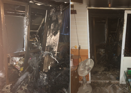 Hướng dẫn 12 người thoát nạn an toàn khỏi vụ cháy tại phường Cầu Đất, quận Ngô Quyền